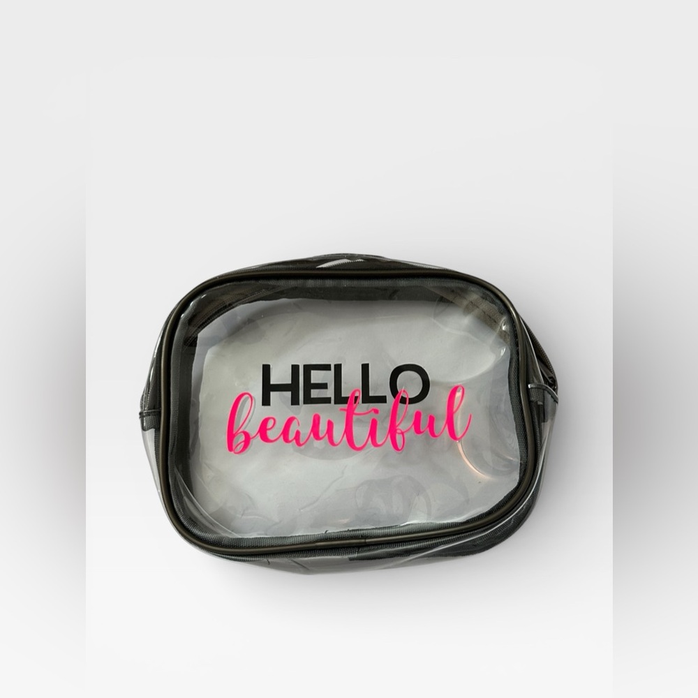 2 Hello Beautiful Travel Toiletries Bags Small and medium sizes